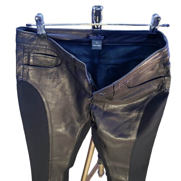 Lucky Brand Black Leather Pants - Picture 3 of 8